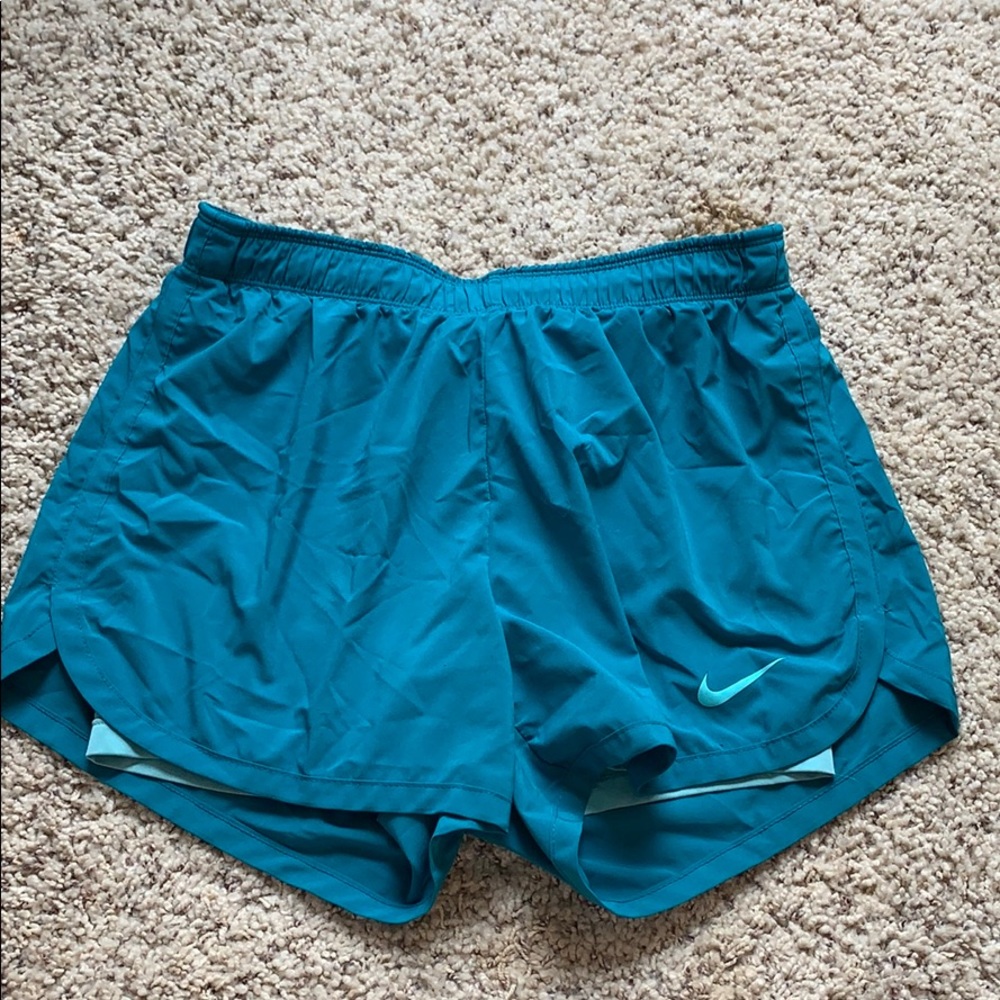 blue nike shorts!!